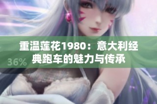 重温莲花1980：意大利经典跑车的魅力与传承