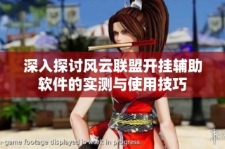 深入探讨风云联盟开挂辅助软件的实测与使用技巧