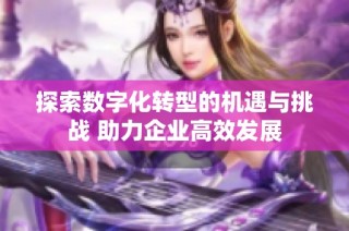 探索数字化转型的机遇与挑战 助力企业高效发展