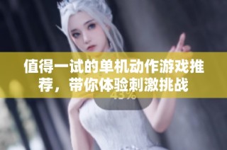 值得一试的单机动作游戏推荐，带你体验刺激挑战