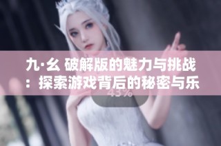九·幺 破解版的魅力与挑战：探索游戏背后的秘密与乐趣