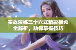 实战演练三十六式精彩视频全解析，助你掌握技巧