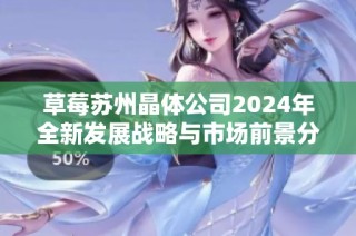 草莓苏州晶体公司2024年全新发展战略与市场前景分析