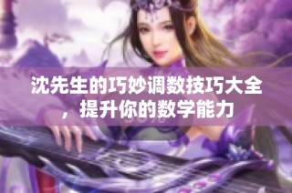 沈先生的巧妙调数技巧大全，提升你的数学能力