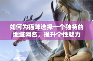 如何为猫咪选择一个独特的地域网名，提升个性魅力