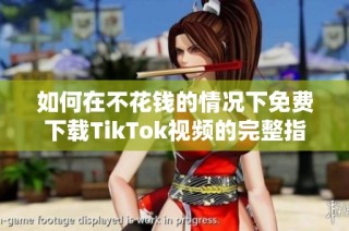 如何在不花钱的情况下免费下载TikTok视频的完整指南