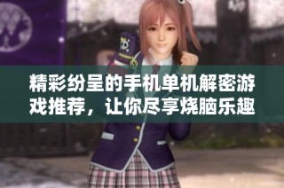 精彩纷呈的手机单机解密游戏推荐，让你尽享烧脑乐趣