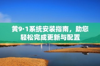 黄9·1系统安装指南，助您轻松完成更新与配置