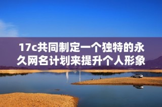 17c共同制定一个独特的永久网名计划来提升个人形象