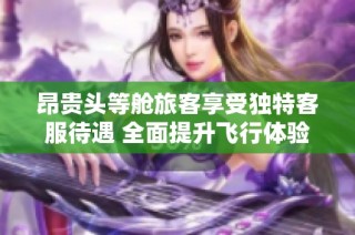 昂贵头等舱旅客享受独特客服待遇 全面提升飞行体验