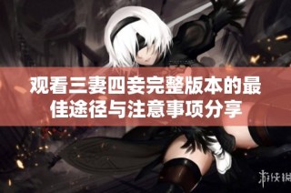 观看三妻四妾完整版本的最佳途径与注意事项分享