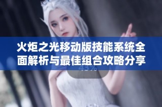 火炬之光移动版技能系统全面解析与最佳组合攻略分享
