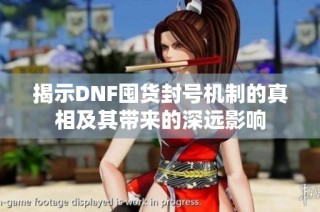 揭示DNF囤货封号机制的真相及其带来的深远影响