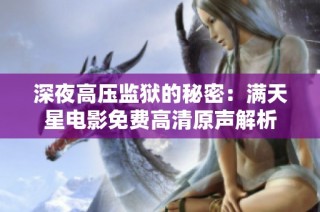 深夜高压监狱的秘密：满天星电影免费高清原声解析