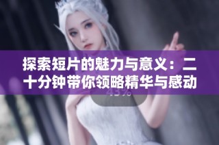 探索短片的魅力与意义：二十分钟带你领略精华与感动