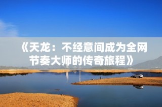 《天龙：不经意间成为全网节奏大师的传奇旅程》