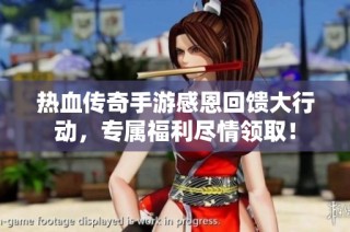 热血传奇手游感恩回馈大行动，专属福利尽情领取！