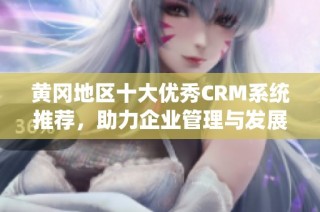 黄冈地区十大优秀CRM系统推荐，助力企业管理与发展