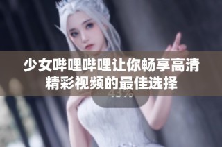少女哔哩哔哩让你畅享高清精彩视频的最佳选择
