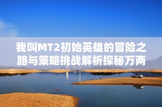 我叫MT2初始英雄的冒险之路与策略挑战解析探秘万两手游网