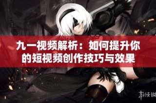 九一视频解析：如何提升你的短视频创作技巧与效果