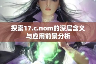 探索17.c.nom的深层含义与应用前景分析