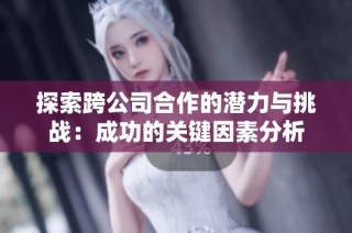 探索跨公司合作的潜力与挑战：成功的关键因素分析