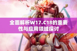 全面解析W17.C18的重要性与应用领域探讨