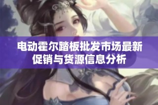 电动霍尔踏板批发市场最新促销与货源信息分析