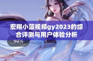 宏翔小蓝视频gy2023的综合评测与用户体验分析