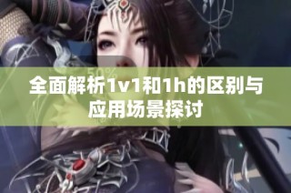 全面解析1v1和1h的区别与应用场景探讨