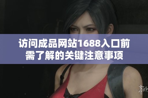 访问成品网站1688入口前需了解的关键注意事项