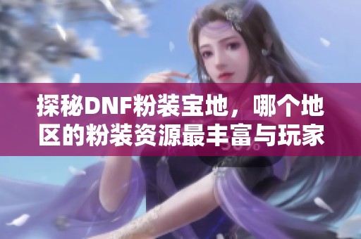 探秘DNF粉装宝地，哪个地区的粉装资源最丰富与玩家攻略分享