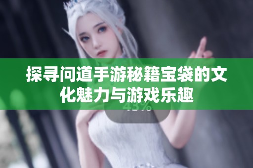探寻问道手游秘籍宝袋的文化魅力与游戏乐趣