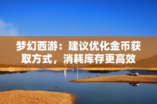 梦幻西游：建议优化金币获取方式，消耗库存更高效