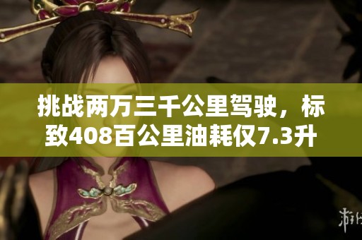 挑战两万三千公里驾驶，标致408百公里油耗仅7.3升