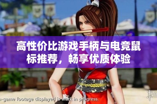 高性价比游戏手柄与电竞鼠标推荐，畅享优质体验