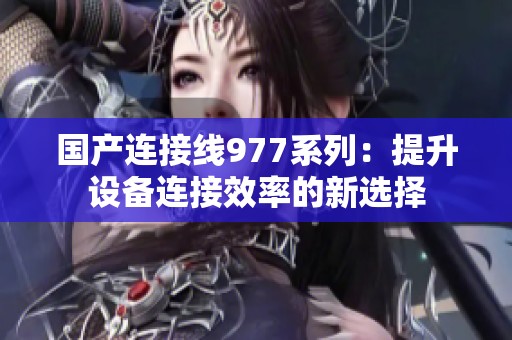 国产连接线977系列：提升设备连接效率的新选择
