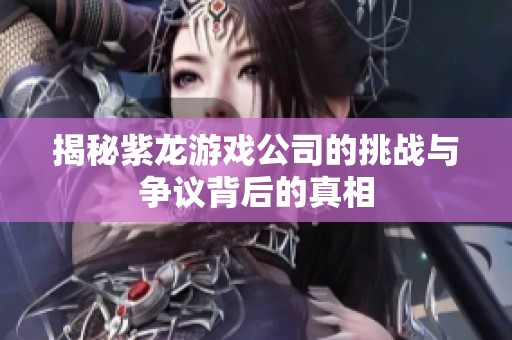 揭秘紫龙游戏公司的挑战与争议背后的真相