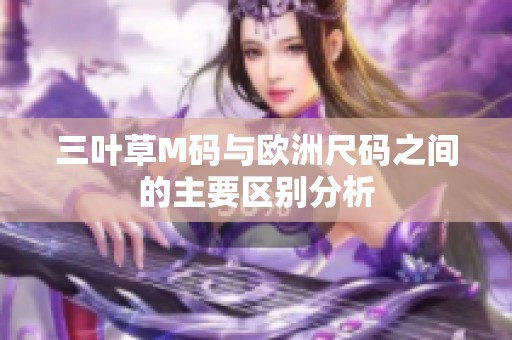 三叶草M码与欧洲尺码之间的主要区别分析