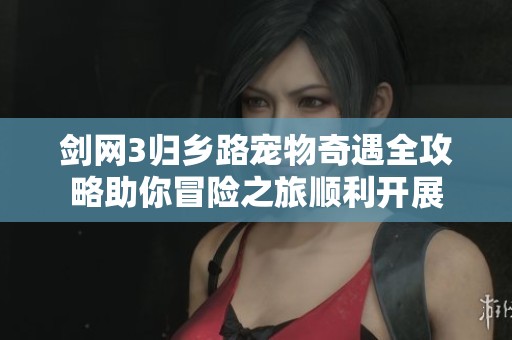 剑网3归乡路宠物奇遇全攻略助你冒险之旅顺利开展