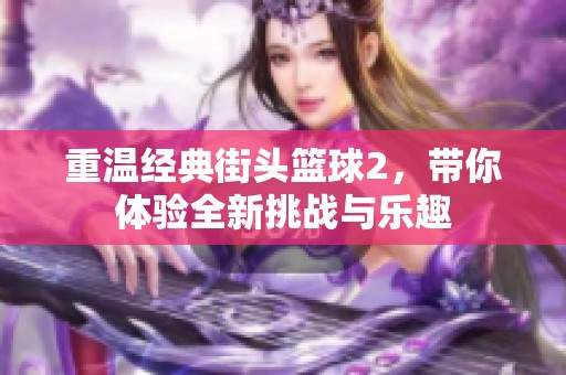 重温经典街头篮球2，带你体验全新挑战与乐趣