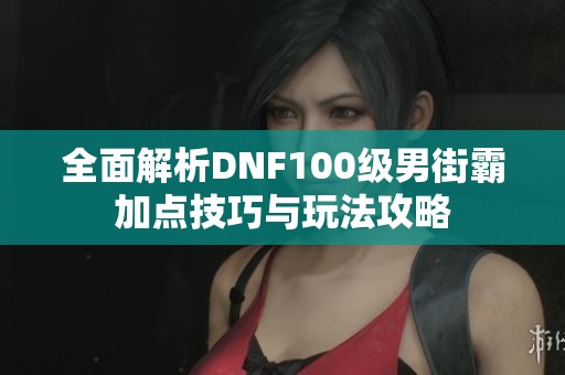 全面解析DNF100级男街霸加点技巧与玩法攻略