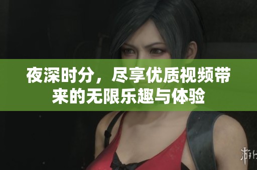 夜深时分，尽享优质视频带来的无限乐趣与体验