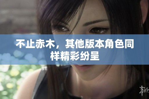 不止赤木，其他版本角色同样精彩纷呈