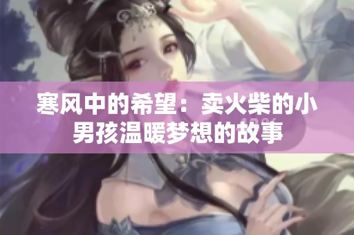 寒风中的希望：卖火柴的小男孩温暖梦想的故事