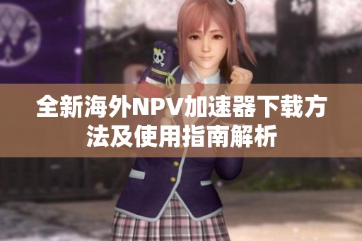 全新海外NPV加速器下载方法及使用指南解析