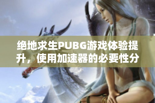 绝地求生PUBG游戏体验提升，使用加速器的必要性分析与推荐