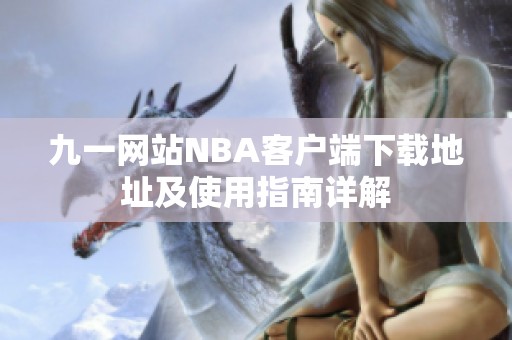 九一网站NBA客户端下载地址及使用指南详解