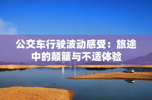 公交车行驶波动感受：旅途中的颠簸与不适体验